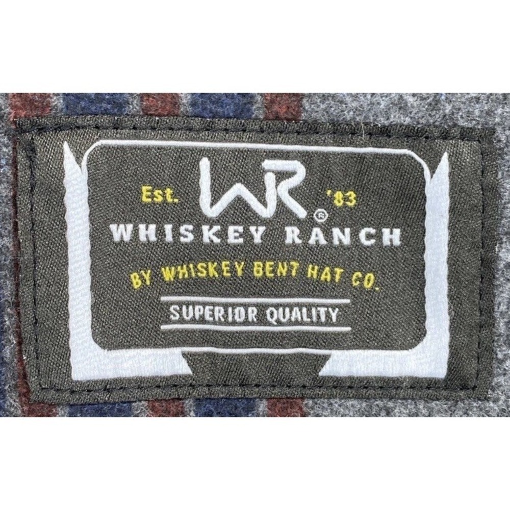 Whiskey Ranch Whiskey Bent Hat Co Denim Jacket Blanket Lined Men's Large - Picture 5 of 6